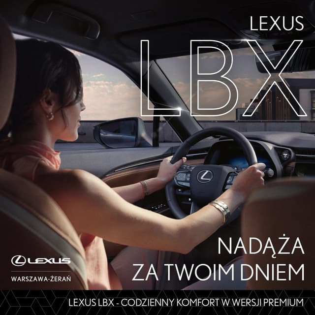 Kreacja: Lexus LBX - codzienny komfort